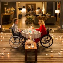 Tutti in piedi: Franck Dubosc e Alexandra Lamy in un'immagine del film