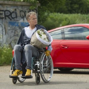 Tutti in piedi: Franck Dubosc in una scena del film