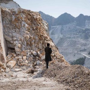 Michelangelo - Infinito: Enrico Lo Verso in un momento del film documentario