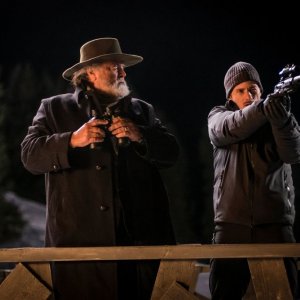 Un nemico che ti vuole bene: Diego Abatantuono e Antonio Folletto in una scena del film