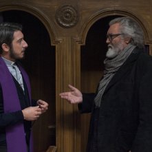 Un nemico che ti vuole bene: Diego Abatantuono e Paolo Ruffini in una scena del film