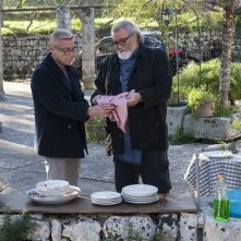 Un nemico che ti vuole bene: Diego Abatantuono e Massimo Ghini in una scena del film