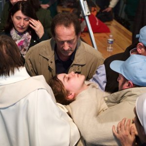 L'apparizione: Vincent Lindon e Galatéa Bellugi in un momento del film