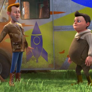 Baffo & Biscotto - Missione Spaziale: una scena del film d'animazione