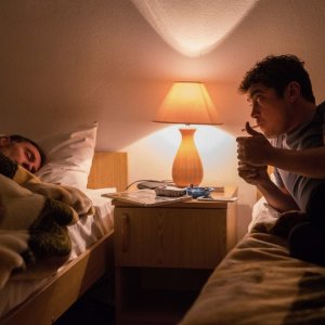 Euforia: Valerio Mastandrea e Riccardo Scamarcio in un'immagine del film