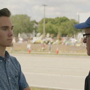 Fahrenheit 11/9: Michael Moore in un'immagine del suo documentario