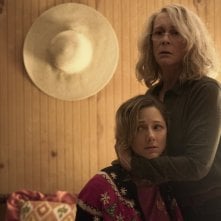 Halloween: Jamie Lee Curtis e Judy Greer in una scena del film