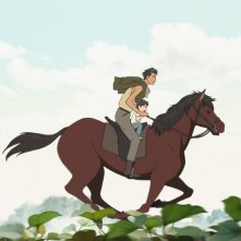 Mirai: un momento del film d'animazione