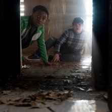 Piccoli brividi 2: I fantasmi di Halloween, Jeremy Ray Taylor e Caleel Harris in un'immagine del film