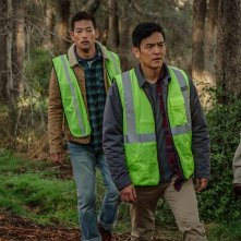 Searching: Joseph Lee e John Cho in una scena del film
