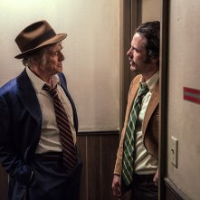 The Old Man & the Gun: Robert Redford e Casey Affleck in una scena del film