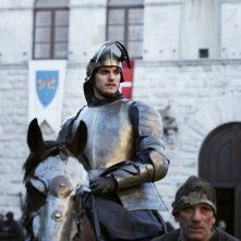 I Medici 2, Daniel Sharman con indosso l'armatura
