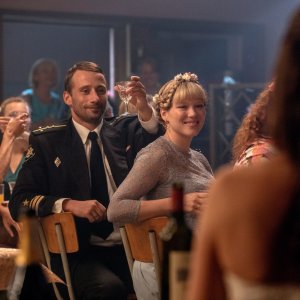 Kursk: Matthias Schoenaerts e Léa Seydoux in una scena del film