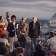 Notti magiche: Ornella Muti, Mauro Lamantia e Roberto Herlitzka in una scena del film