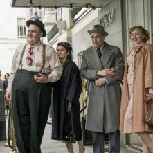 Stanlio e Ollio: Steve Coogan, John C. Reilly, Shirley Henderson e Nina Arianda in una scena del film