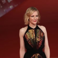 Roma 2018: uno scatto di Cate Blanchett sul red carpet de Il mistero della casa del tempo