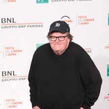 Roma 2018: uno scatto di Michael Moore al photocall