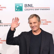 Roma 2018: il saluto di Viggo Mortensen al photocall di Green Book