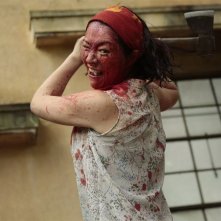 Zombie contro zombie: una scena del film