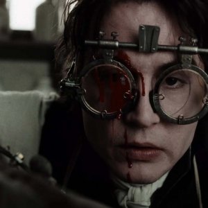 Il mistero di Sleepy Hollow, Johnny Depp in una scena