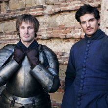 I Medici: Daniel Sharman e Bradley James sul set
