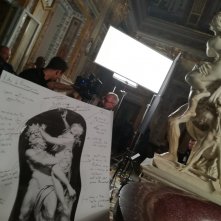 Bernini: un'immagine dal set del documentario