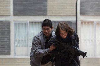 Red Zone Lauren Cohan Iko Uwais