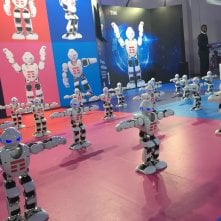 Lucca 2018: robottini al padiglione TIM