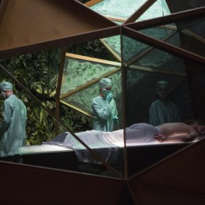 Upgrade: Logan Marshall-Green in una scena del film