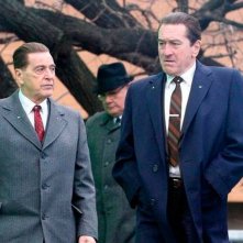 The Irishman: Al Pacino e Robert De Niro sul set