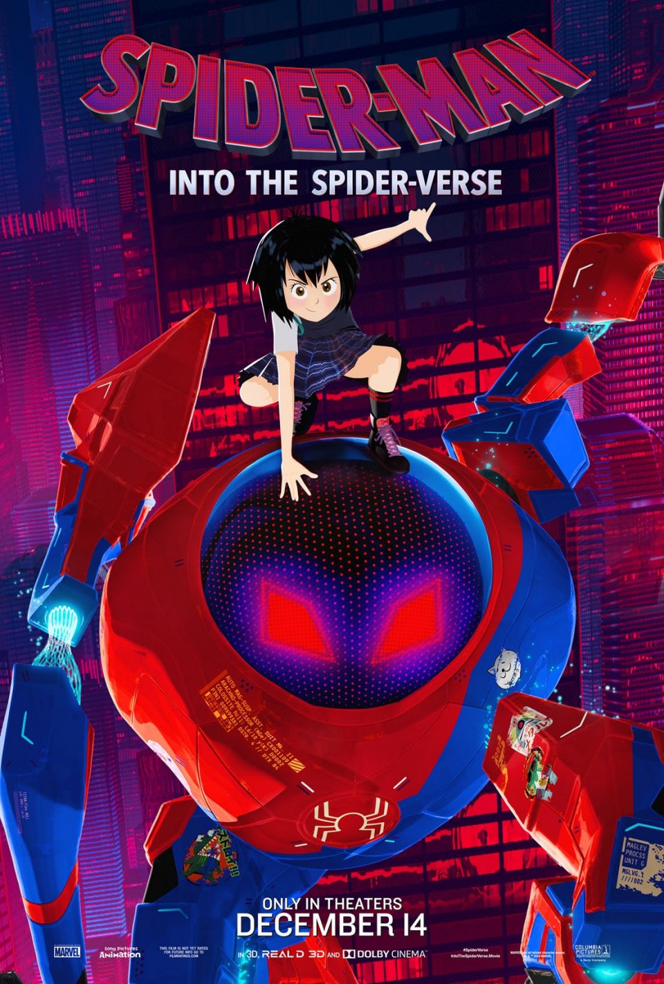 Spider Man Into The Spider Verse Character Poster Peni Parker