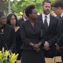 Widows - Eredità criminale: Viola Davis e Colin Farrell in un momento del film