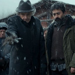 Il mangiatore di pietre: Luigi Lo Cascio e Bruno Todeschini in un momento del film