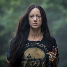 Mandy: Andrea Riseborough in una scena del film
