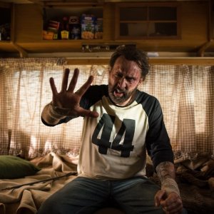 Mandy: Nicolas Cage in una scena del film