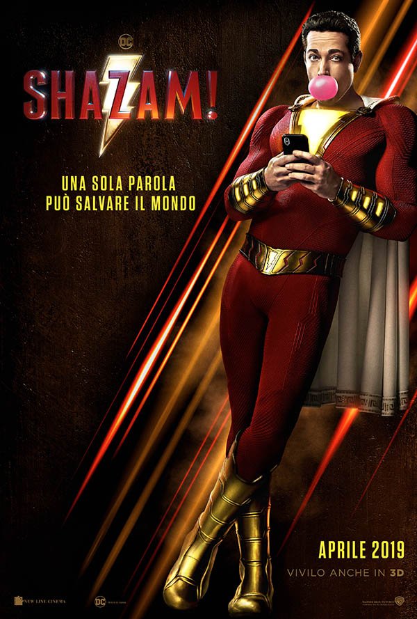 Shazam Teaser Poster Italia