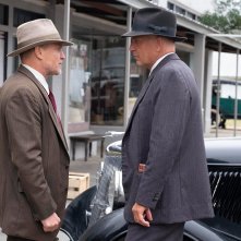 The Highway Men: Woody Harrelson e Kevin Costner in una foto del film