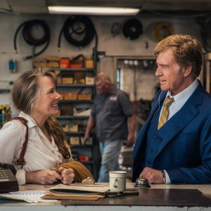 Old Man and the Gun:  una scena tra Robert Redford e Sissy Spacek