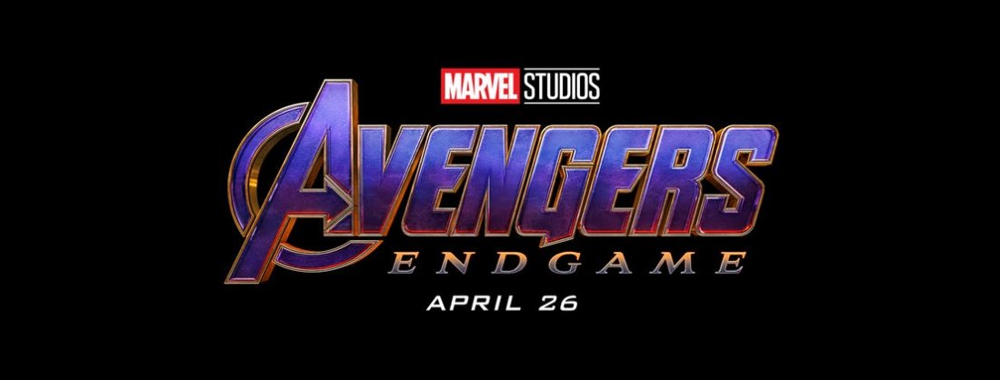 Avengers Endgame Purple Gold Logo