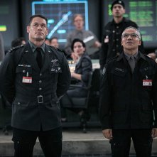 Bumblebee: John Ortiz, John Cena in una scena