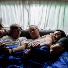7 Uomini a mollo: Jean-Hugues Anglade, Mathieu Amalric, Guillaume Canet, Benoît Poelvoorde, Philippe Katerine in una scena