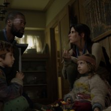 Bird Box: Sandra Bullock, Trevante Rhodes in una scena