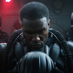 Aquaman: Yahya Abdul-Mateen II in una scena del film