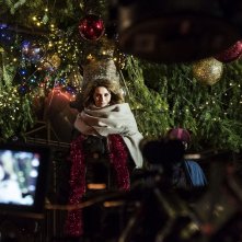 La befana vien di notte: Paola Cortellesi sul set del film
