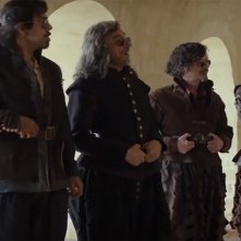Moschettieri del Re: La Penultima Missione, i quattro spadaccini in una scena