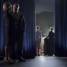 Vice - L'uomo nell'ombra: Christian Bale e Amy Adams in un momento del film