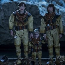 Una serie di sfortunati eventi:Malina Weissman, Louis Hynes, Presley Smith in una scena della terza stagione