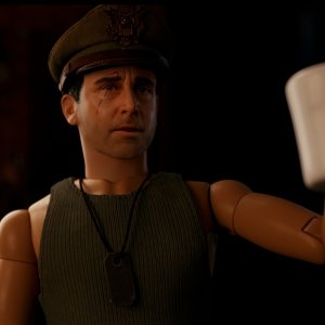 Benvenuti a Marwen: il Capitano interpretato da Steve Carell