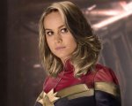 Captain Marvel: la reazione di Brie Larson al manifesto del film a Times Square