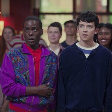 Sex Education: Asa Butterfield, Ncuti Gatwa in una scena della serie